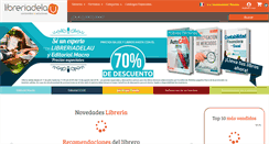 Desktop Screenshot of libreriadelau.com