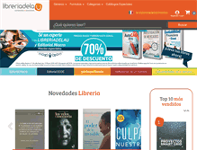 Tablet Screenshot of libreriadelau.com